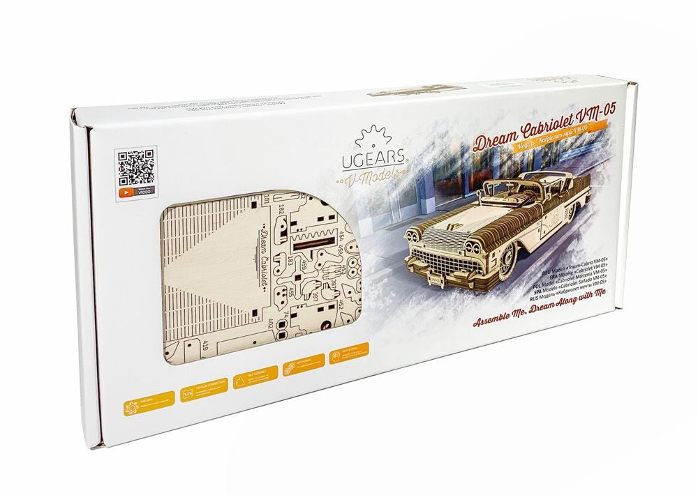 UGEARS I Luxus Cabriolet I Holzpuzzle